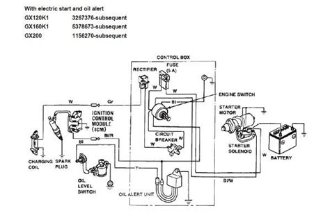 Honda Gx390 Charging System Wiring Diagram