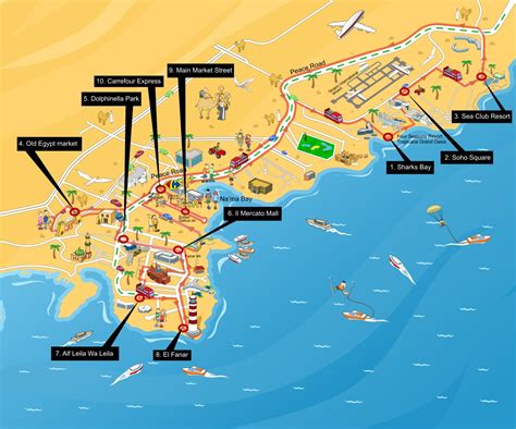 Map Of Sharm El Sheikh - Map Of The World