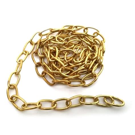 Decorative Chain 2mm | Brass Plated | Woodlands DIY Store