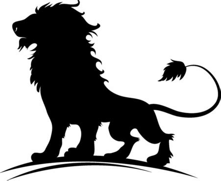 Lion Silhouette Face : The best selection of royalty free lion face ...