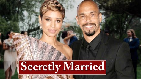 Y&R stars Bryton James & Brytni Sarpy secretly married? - YouTube