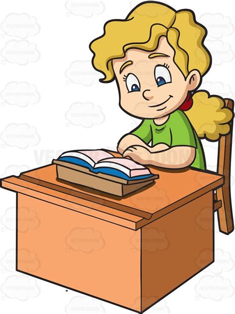 Student Reading Book Clipart | Free download on ClipArtMag