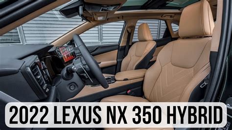 2022 Lexus NX 350h - ALL INTERIOR COLORS! - YouTube