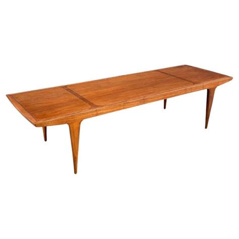 Newly Refinished - Mid-Century Modern Walnut Coffee Table For Sale at 1stDibs