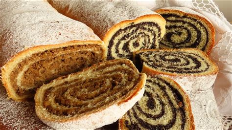 Najsočnija Orahnjača i Makovnjača / Amazing Walnut and Poppy Seed Rolls ...