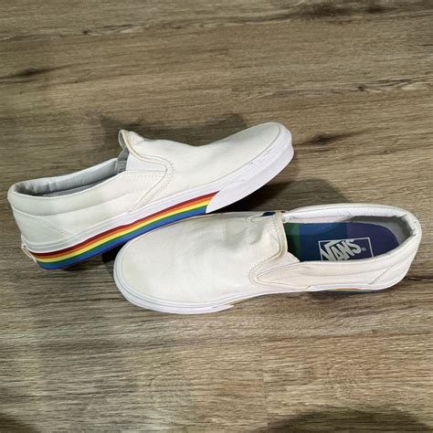 Vans Pride Collection Rainbow 🌈 shoes good condition... - Depop