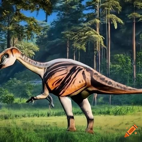 Scientifically accurate hadrosaurus dinosaur with elephant-like skin ...