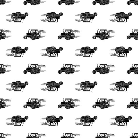 Tractor pattern seamless vector 15881354 Vector Art at Vecteezy