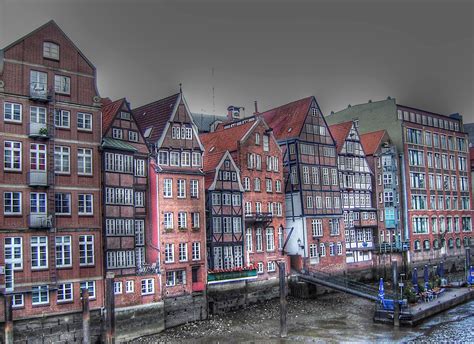 Free Images : town, canal, cityscape, port, waterway, homes, hamburg, neighbourhood, urban area ...
