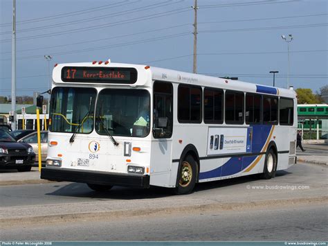 www.busdrawings.com - Oakville Transit 1989 NFI D40