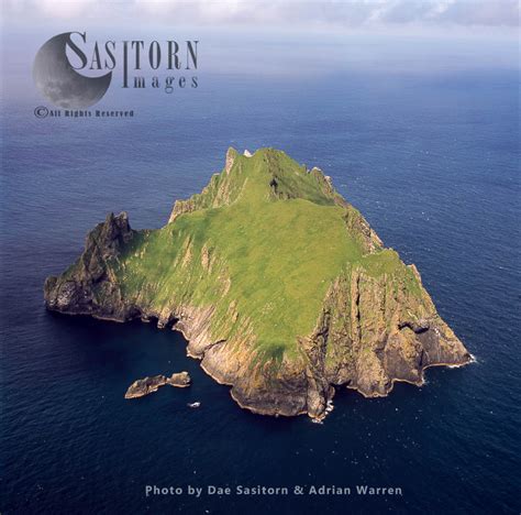 Boreray, an uninhabited island in the St Kilda archipelago, Outer Hebrides, West Coast Scotland ...