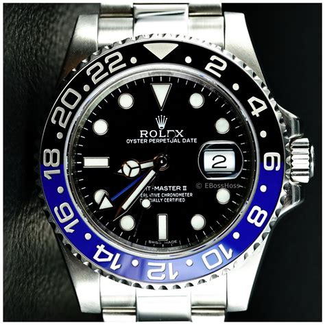 Rolex GMT Master II 116710 BLNR - Batman | EBossHoss Knives