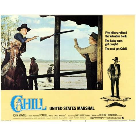 Cahill U.S. Marshal - movie POSTER (Style B) (11" x 14") (1973 ...