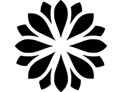 Zen flower dxf File Free Download - 3axis.co