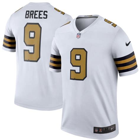 Men's Nike Drew Brees White New Orleans Saints Color Rush Legend Jersey ...