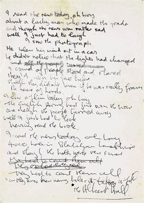 Handwritten John Lennon lyrics to be sold at auction - syracuse.com