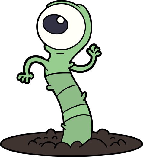 cartoon alien swamp monster 12369446 Vector Art at Vecteezy