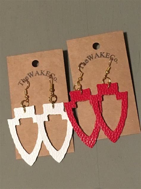 Kansas City Chiefs Earrings - Etsy in 2024 | Etsy earrings, Diy leather earrings, Leather diy