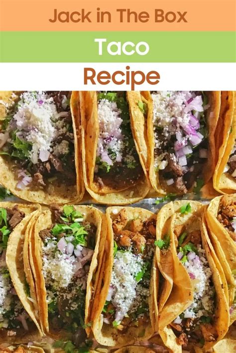 Jack In The Box Taco Recipe - Easy Kitchen Guide