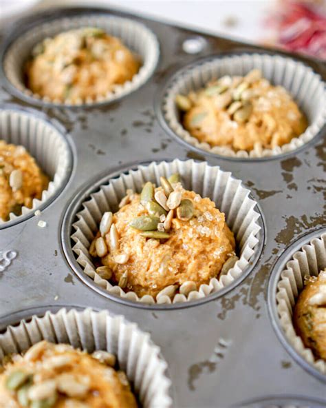 Pumpkin Seed Muffins - Baking for Friends