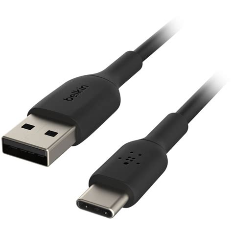 Belkin BoostCharge USB-A to USB-C Cable (6.6', Black)