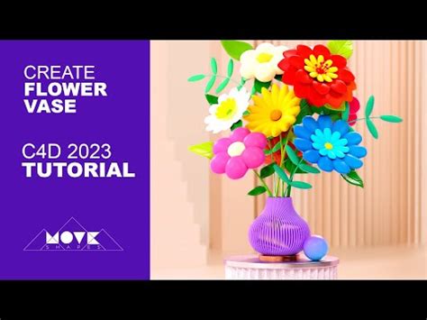 C4D 2023 Tutorial: How to Create a Modern Flower Vase in Cinema 4D – MethodMotion.com | Videos ...