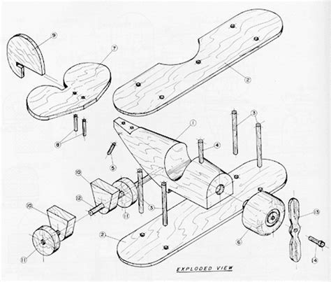 How to Build Wooden Toy Airplane Plans Free PDF Plans