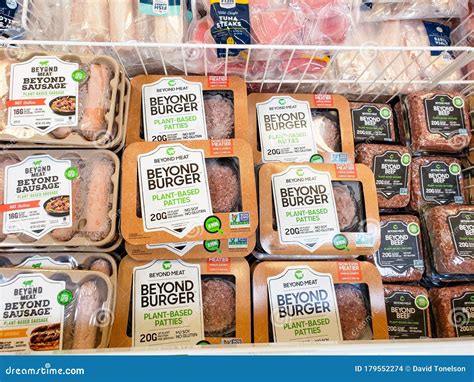 Beyond Meat products editorial stock image. Image of veggie - 179552274