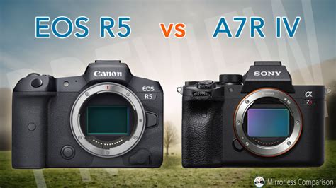 Canon EOS R5 vs Sony A7R IV - The 10 Main Differences - Mirrorless Comparison