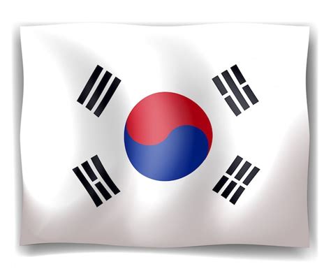 Free Vector | Flag of south korea