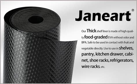 Amazon.com - Janeart Thick Shelf Liner for Wire Shelves - Easy Cutting ...