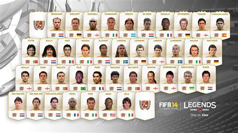 FIFA 14 Legendary Players (Xbox One / X360) – FIFPlay