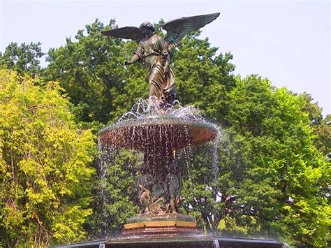 NY- Central Park Angel Fountain | I Photo New York