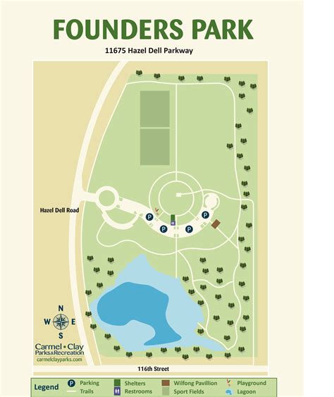 Founders Park Local Parks, Pavillion, Parks And Recreation, Lagoon, Playground, Map, Children ...