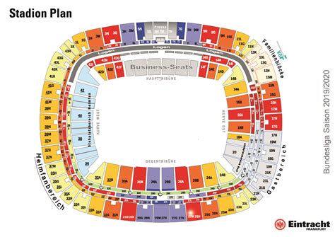 Seating Plan - Eintracht Frankfurt Pros