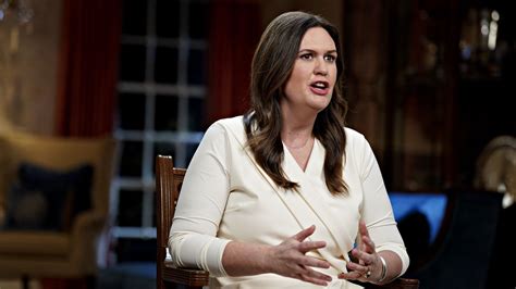 Sarah Huckabee Sanders dismisses allegations of altered documents in ...