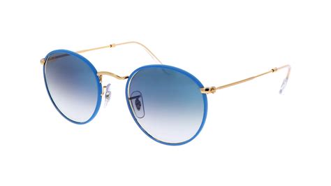 Ray-Ban Round metal Blue Matte RB3447JM 9196/3F 50-21 | Visiofactory