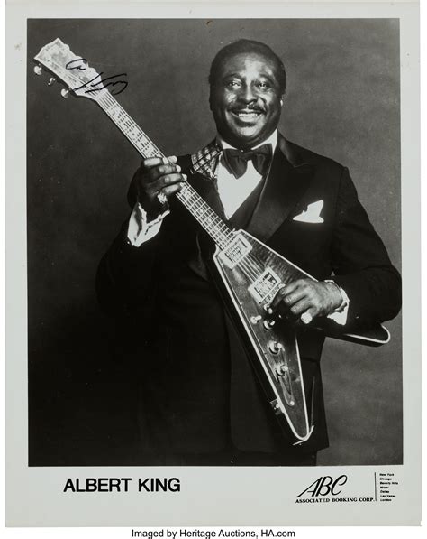 Albert King Signed Promo Photo. ... Music Memorabilia Autographs | Lot #46854 | Heritage Auctions