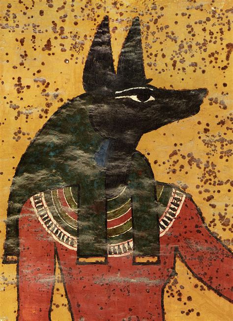 Anubis, Tomb of Tutankhamun Painting by Egyptian History