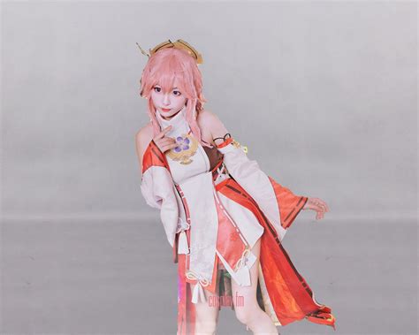 Genshin Impact Yae Miko Cosplay Costume Game Dress - Etsy