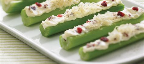 Cheese stuffed celery sticks recipe | Dairy Goodness