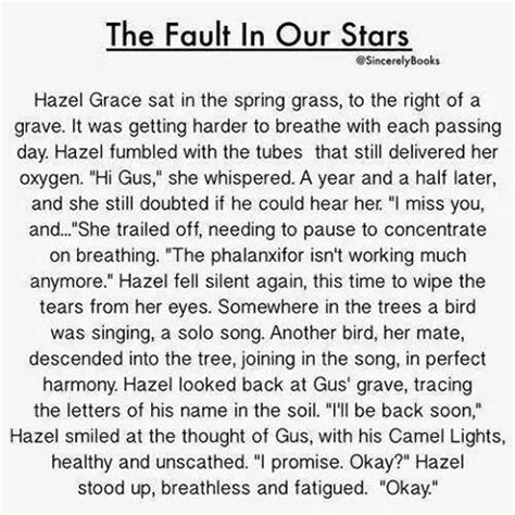 The fault in our stars book summary - taialot