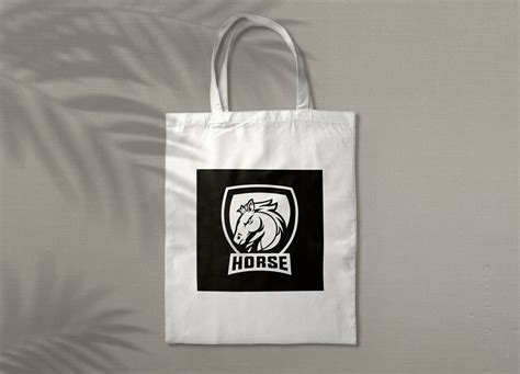 Logo Black and White - Horse Graphic by listulabs · Creative Fabrica