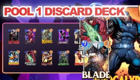 Pool 1 Discard Deck (MARVEL SNAP Deck Guide) - AllClash