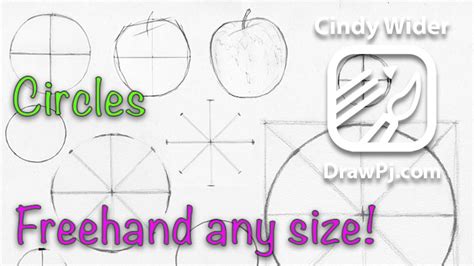 How to Draw a Circle Freehand | DrawPj.com