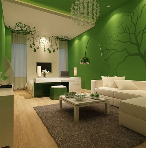 15 Ideas of Green Room Wall Accents