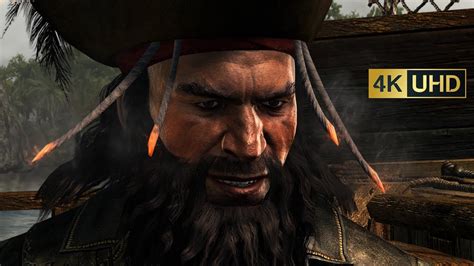 Assassin's Creed 4 Black Flag 4K/60FPS: Blackbeard's Death Scene - YouTube