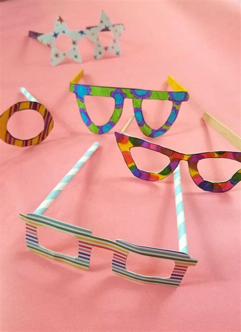 Print and craft these cute paper glasses! | Craft printing, Toddler ...