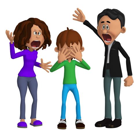 angry: 33+ Child Angry Parents Cartoon PNG