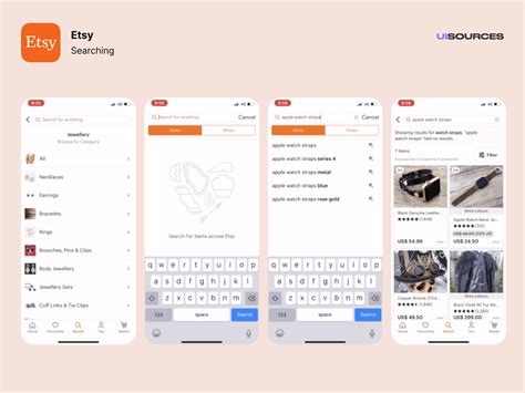 Etsy App - Buy handmade and vintage goods | UI Sources